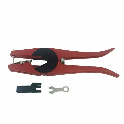 Pinza aplicadora de caravanas + 3 agujas Pinza aplicadora de caravanas + 3 agujas